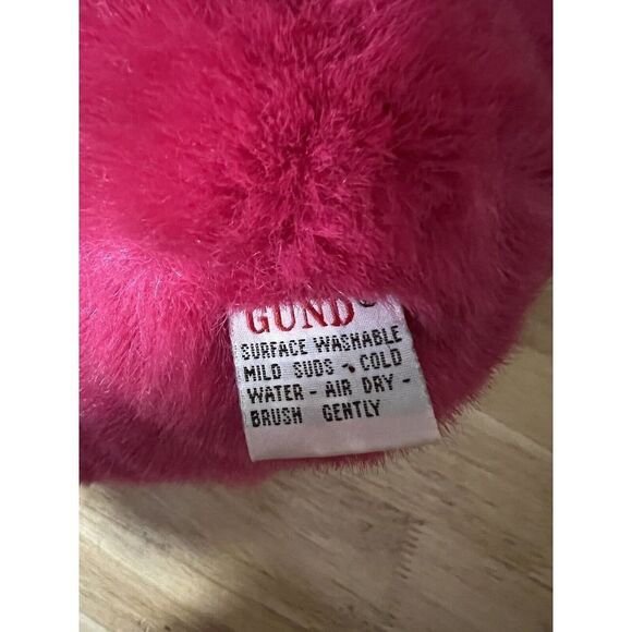 GUND Victoria Secret Magenta Pink Plush Teddy Bear - Picture 5 of 7